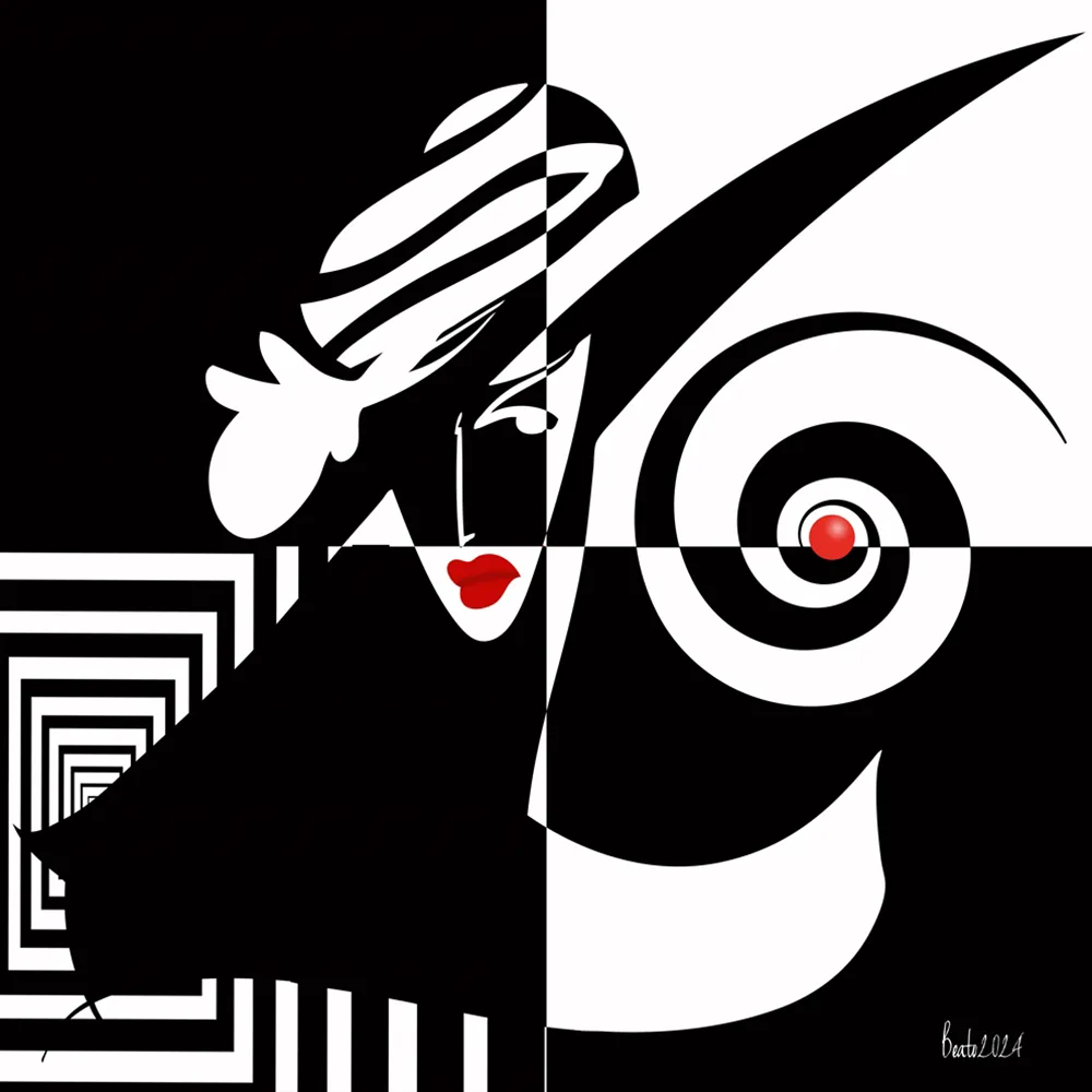 Beato - Beat Hübscher Kopf Grafik V1