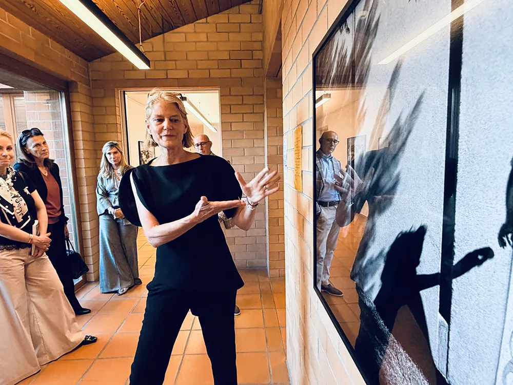 Vernissage und Künstlergespräch Haus der Immoblien Mona Kuhn Mirjam Cavegn Felix Eichkorn