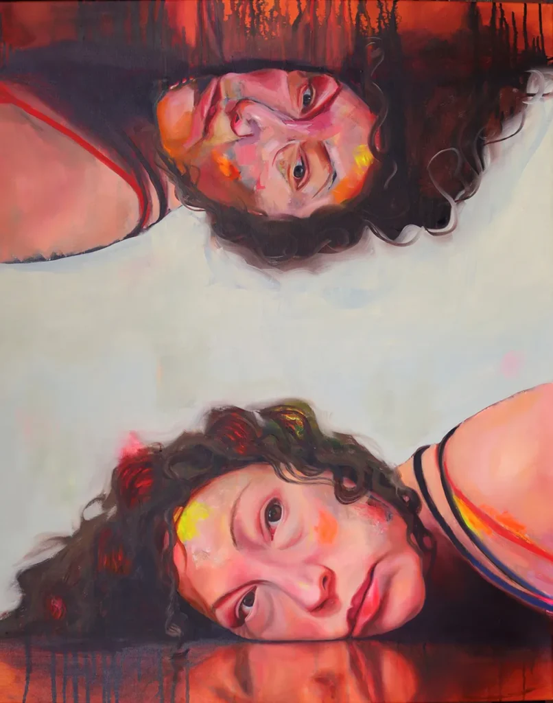 Danielle Creme Queen of lies Oil on Linen 100x80cm 2024