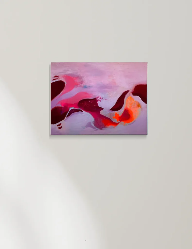 Kim Luginbühl ELECTRIC DREAM 80x60cm ON FIRE SERIE