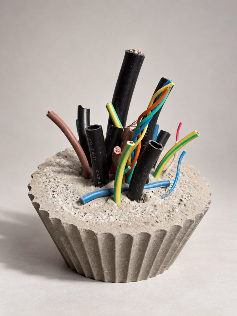 Our Tragic End: Yummy Cupcakes From the ongoing series Our Tragic End, 2026 Concrete and mixed media, dimensions variable