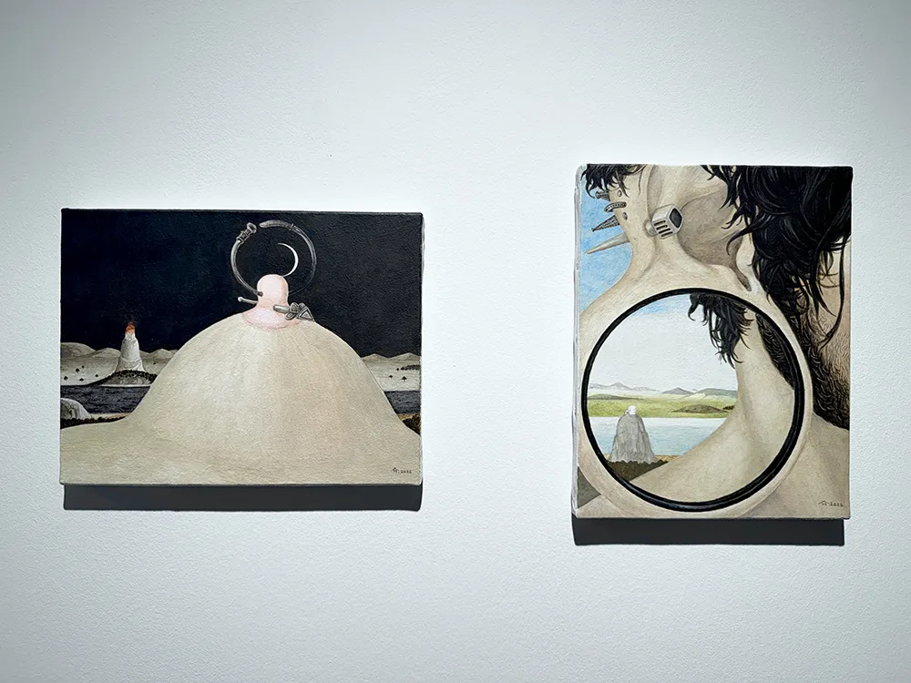 Vernissage THIS SIDE OF THE MOUNTAIN, THE OTHER SIDE OF THE WATER Galerie Fabian Lang Xiao Guo Hui