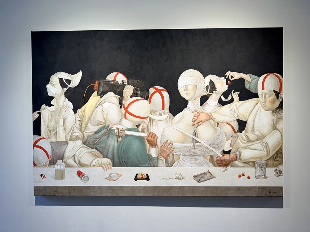 Vernissage THIS SIDE OF THE MOUNTAIN, THE OTHER SIDE OF THE WATER Galerie Fabian Lang Xiao Guo Hui