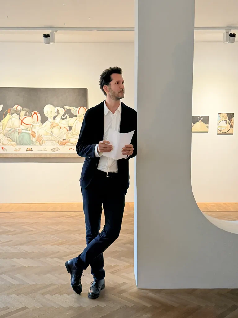 Vernissage THIS SIDE OF THE MOUNTAIN, THE OTHER SIDE OF THE WATER Galerie Fabian Lang Xiao Guo Hui