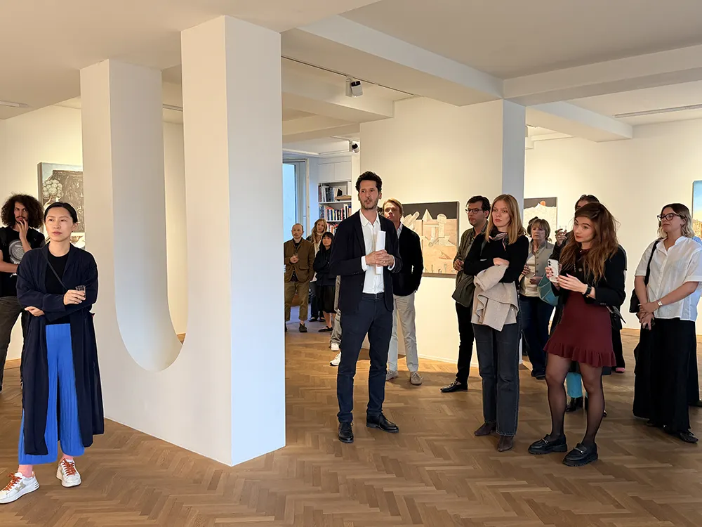 Vernissage THIS SIDE OF THE MOUNTAIN, THE OTHER SIDE OF THE WATER Galerie Fabian Lang Xiao Guo Hui