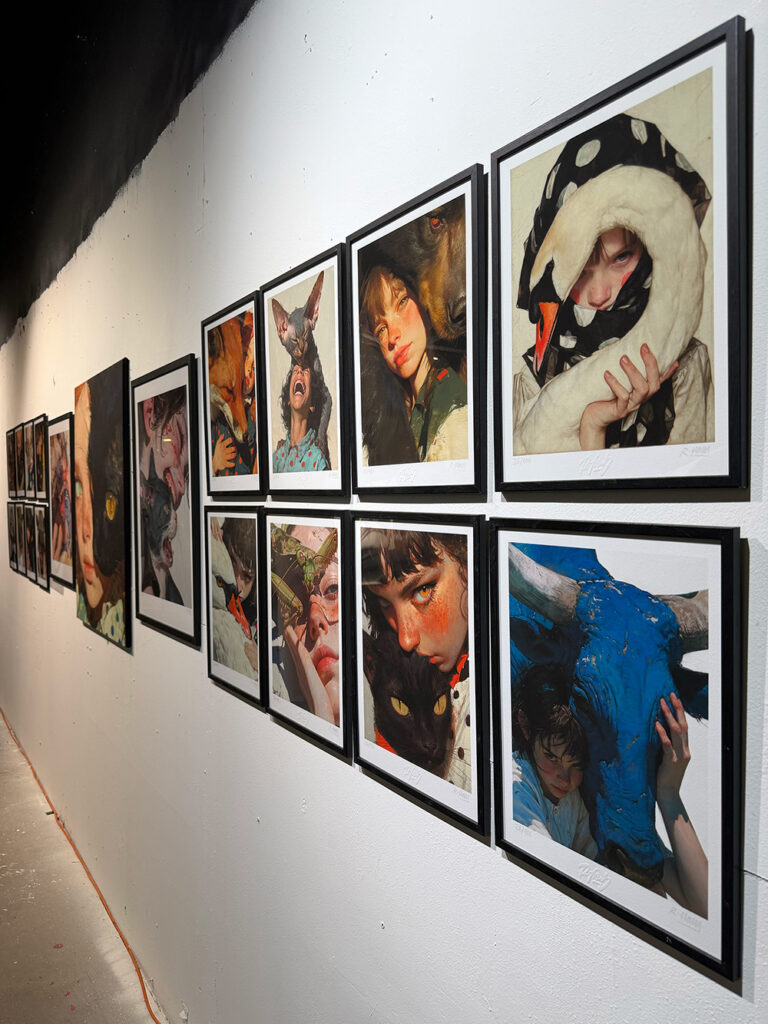 HAI - Animal Instinct Collection by Roger Haus, giclée prints on paper, edition 26/100, Galerie Gleis4, Zug, May 2026