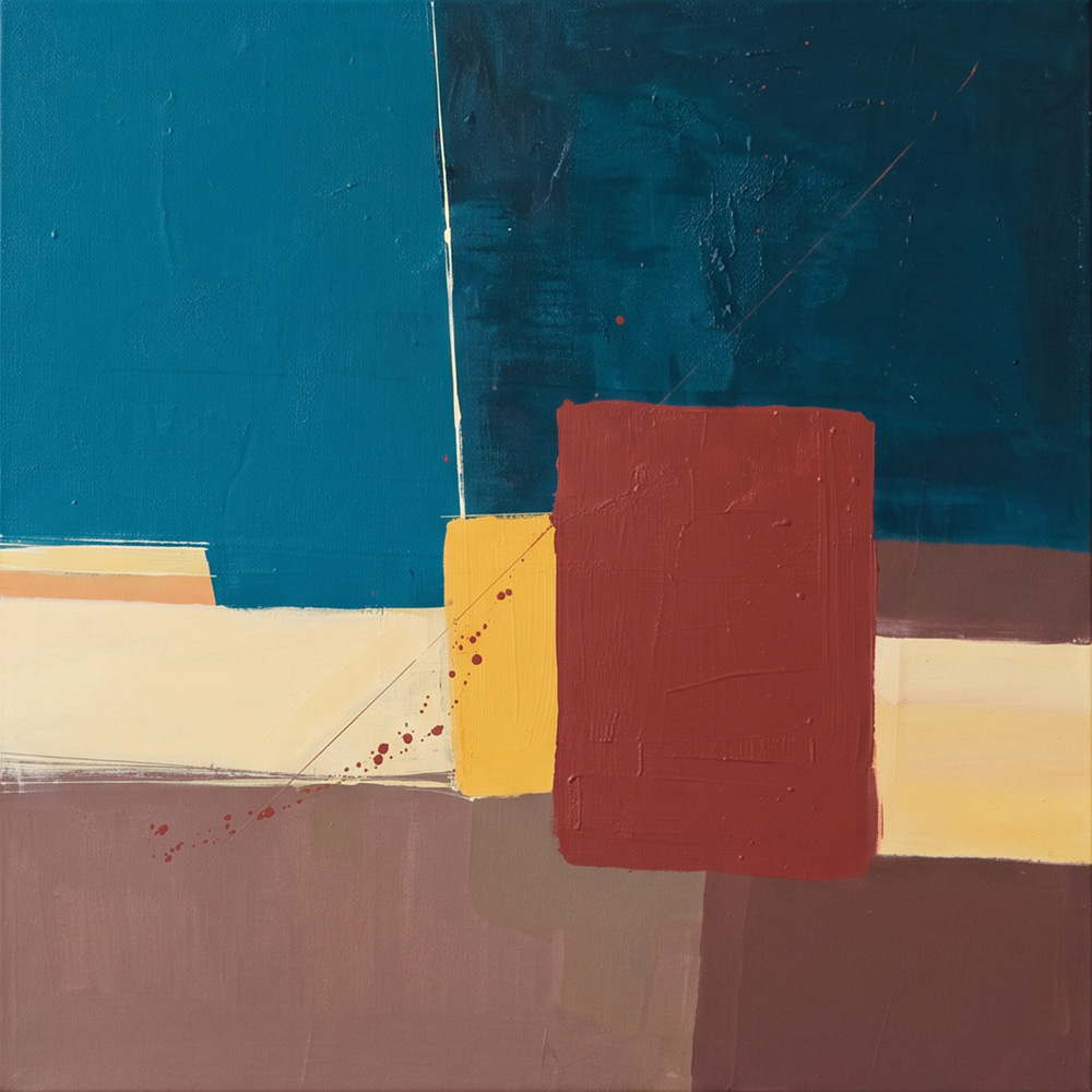 Square Abstract Sunset	Espacios	Acryl auf Leinwand	50 x 50 cm	2026