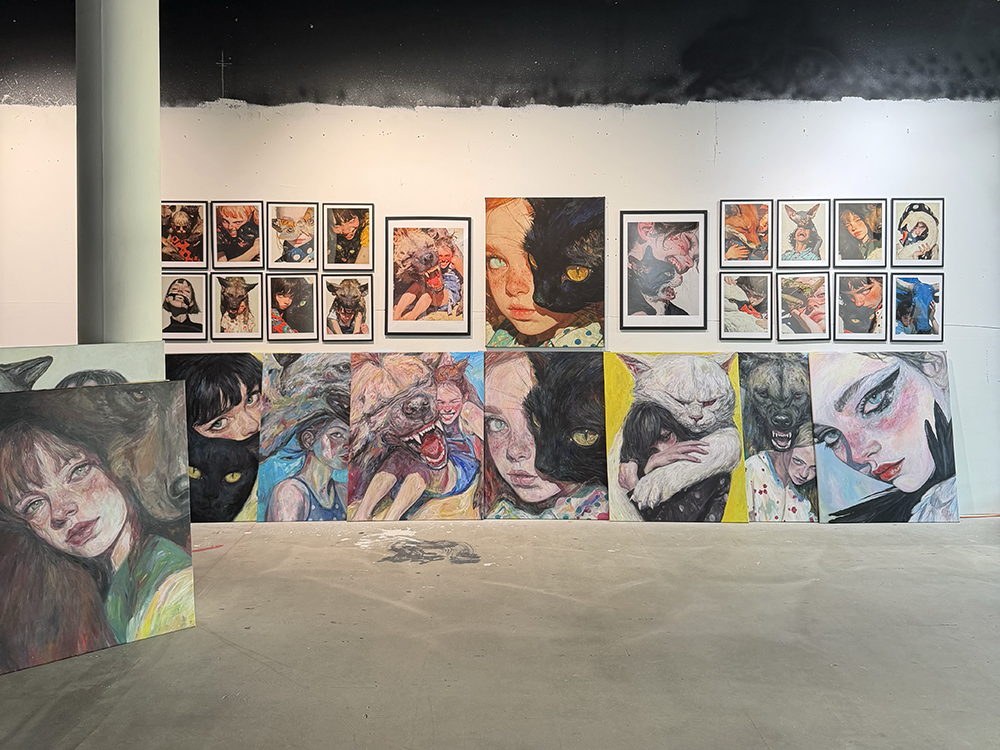 HAI - Animal Instinct Collection by Anna Dart and Roger Haus, acrylic paintings and giclée prints on canvas and paper, Zug, 2026