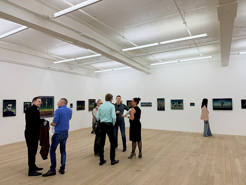 Galerie Peter Kilchmann Walter Vernissage Grab und Beyond Visible Reality 