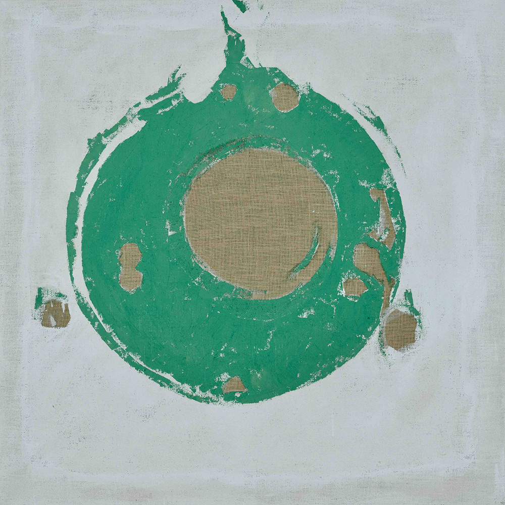 Phil Lofthouse Untitled, 2024 Oil & acrylic on hessian 150 x 150 cm