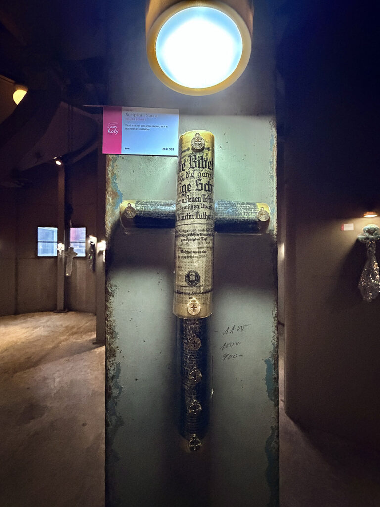 Ausstellung Vernissage «Sacred Pop Art» Jeanine Merz und Christian Breitschmid im Zürcher SiloSilo