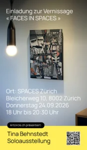 FACES IN SPACES – Tina Behnstedt im SPACES Zürich